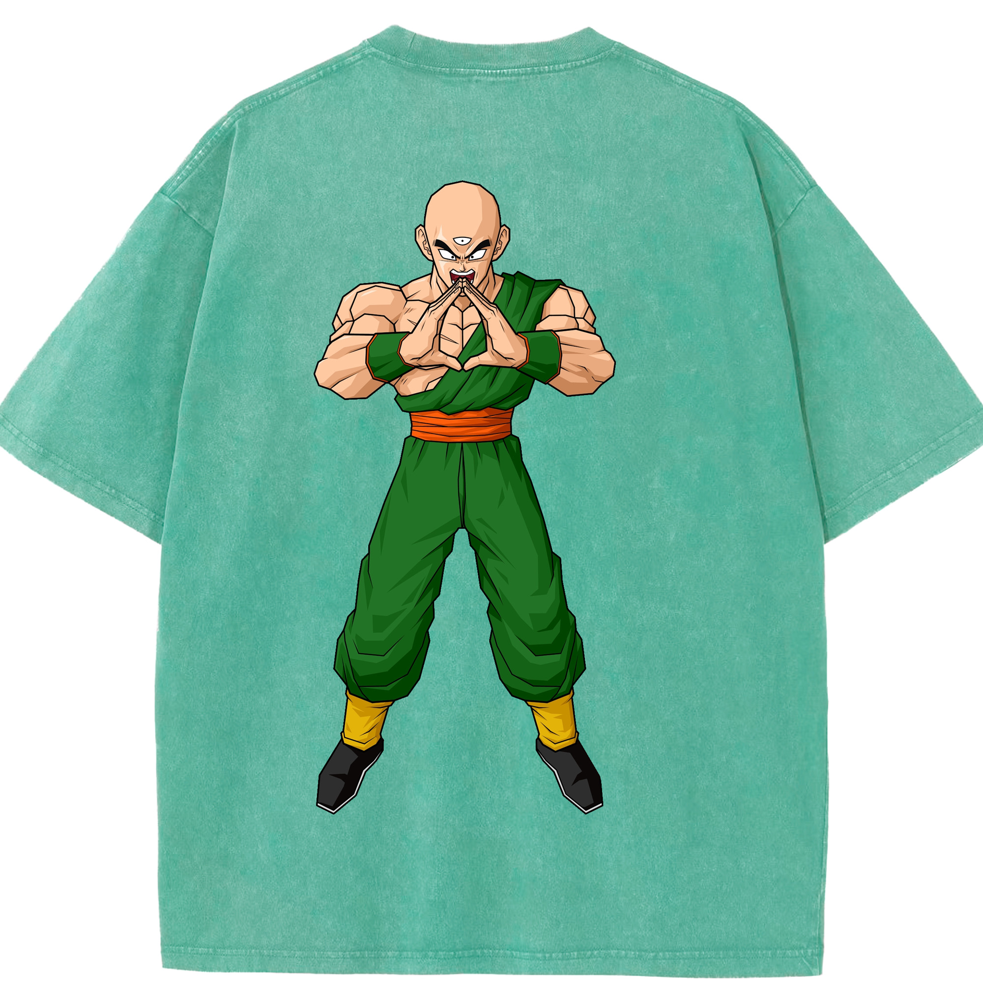 （画像用） ドラゴンボール DRAGON BALL 綿100% ヴィンテージ風 半袖Tシャツ（背面プリント）